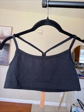 SKIMS Outdoor Scoop Bralette Wireless Bra Onyx Black Small NWT